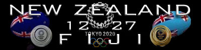 New Zealand 12 - 27 Fiji Tokyo 2020 Final